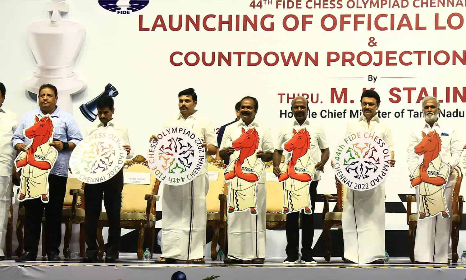 Official logo of Chess Olympiad launched by CM - Update News 360 | English News Online | Live News | Breaking News Online | Latest Update News
