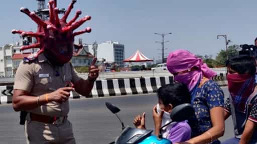 This helmet is helping Chennai cops against those defying coronavirus lockdown