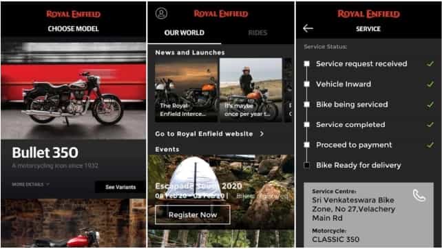 Royal Enfield app offers online bookings and more