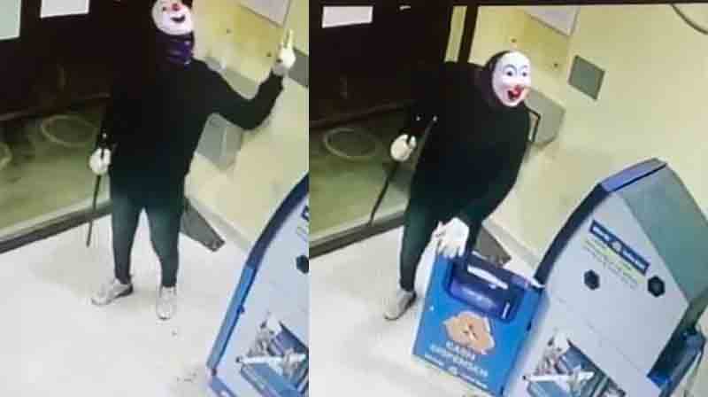 Joker Mask Atm Theft - Updatenews360
