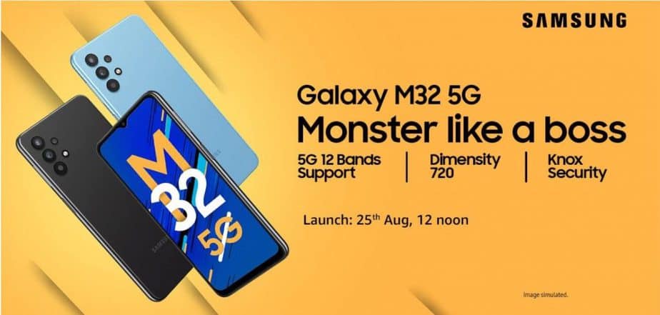 Samsung Galaxy M32 5G with Dimensity 720, 48MP Quad Cameras Launched in India