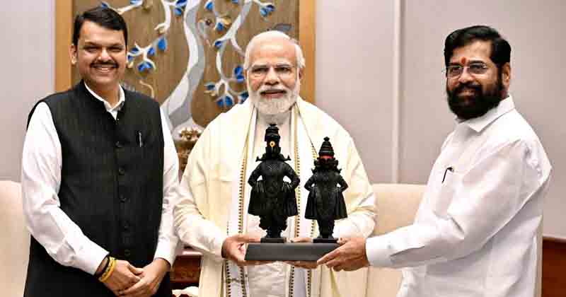 Maharastra CM Meet PM - Updatenews360
