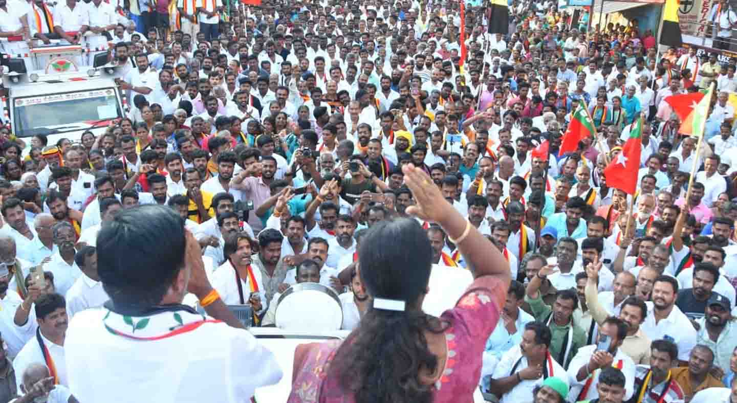 திமுக ரவுடிகள் உங்கள் வாக்கை போட்டுவிடுவார்கள்.. தவறாமல் சென்று வாக்களியுங்கள் ; பிரேமலதா விஜயகாந்த் அட்டாக்!