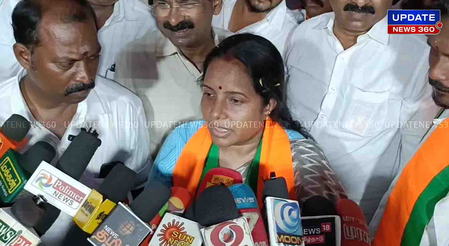 இலவச லேப்டாப், தாலிக்கு தங்கம்.. அதிமுக திட்டங்களை பாராட்டி, திமுகவை விமர்சித்து வானதி சீனிவாசன் பரப்புரை!