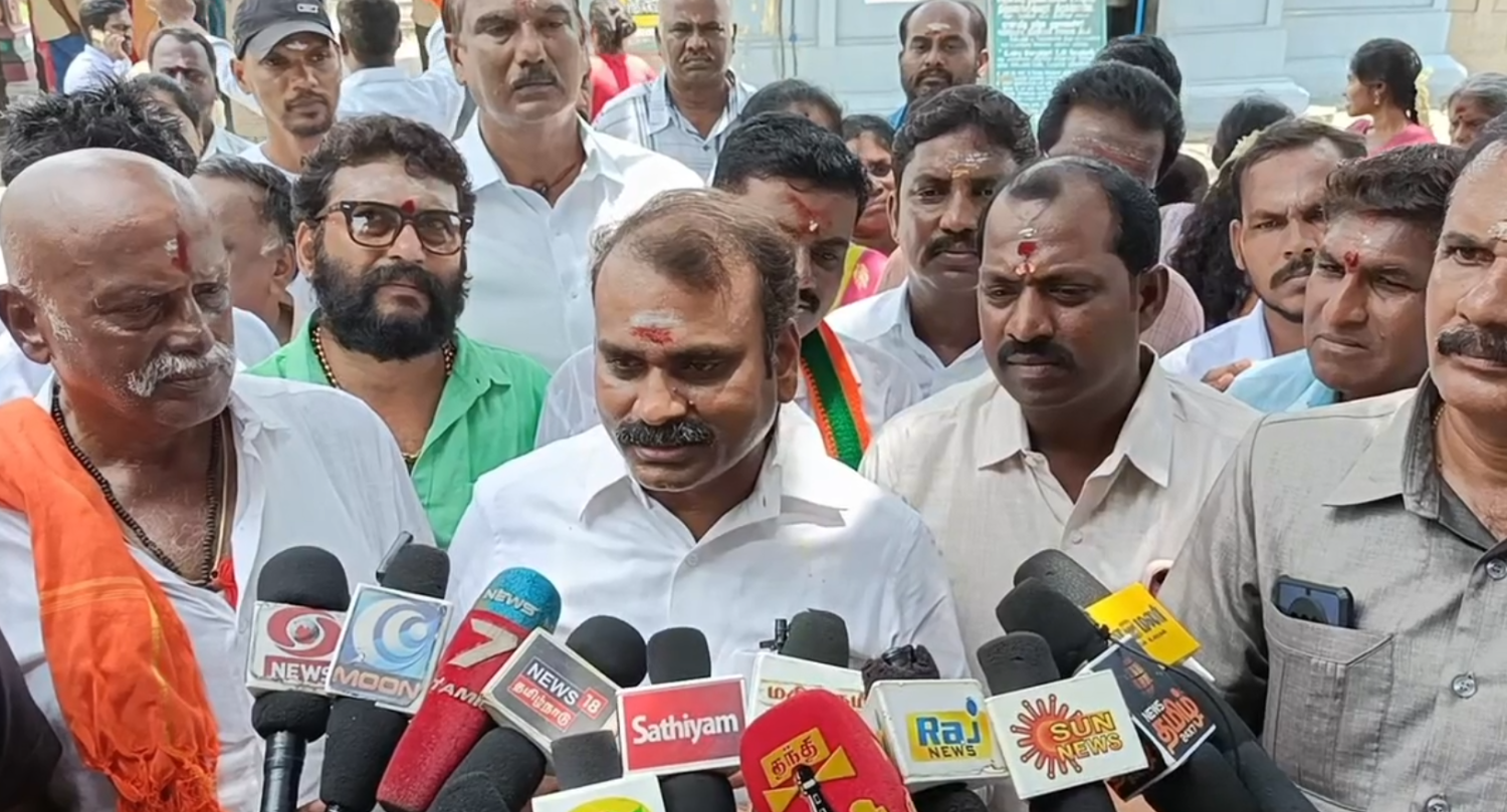 கடவுள் நம்பிக்கை இல்லாத போது கோவில் நிர்வாகம் மட்டும் எதுக்கு..? திமுகவுக்கு மத்திய அமைச்சர் எல்.முருகன் கேள்வி