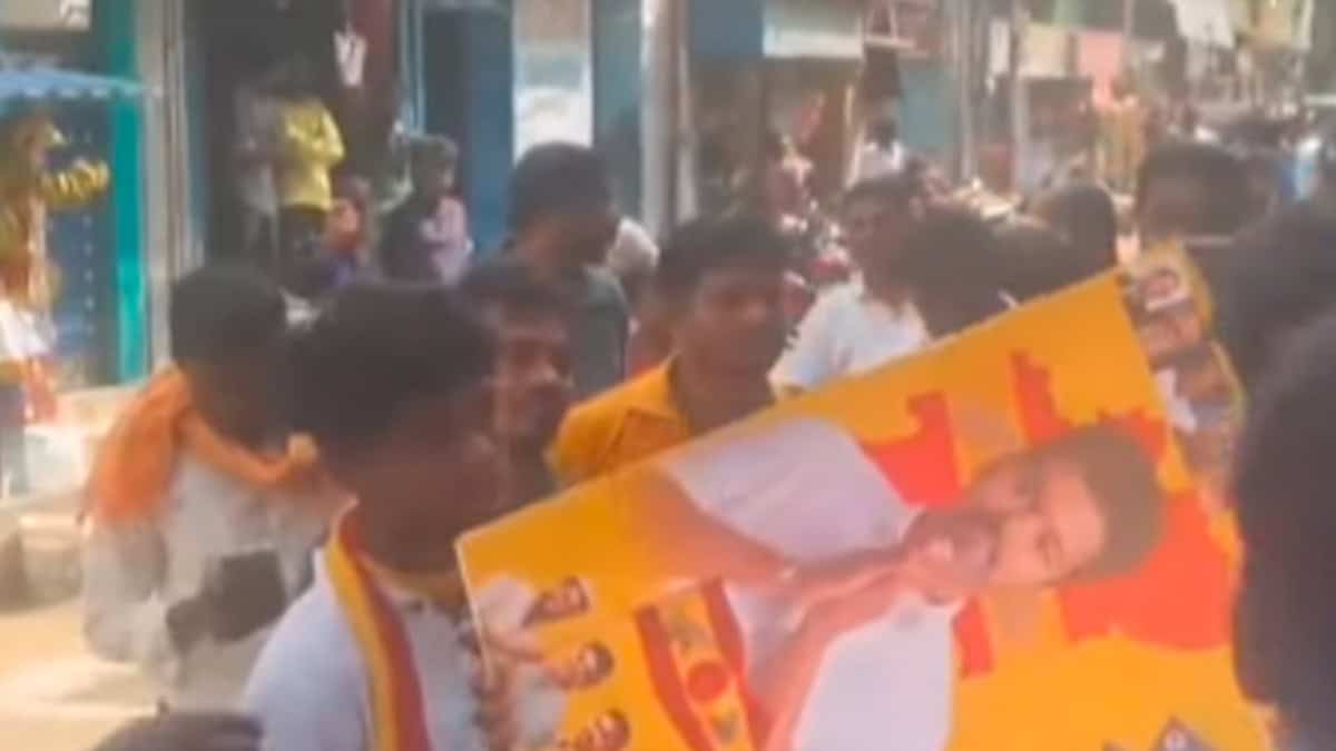 TVK workers joined DMK In Tondiarpet Chennai