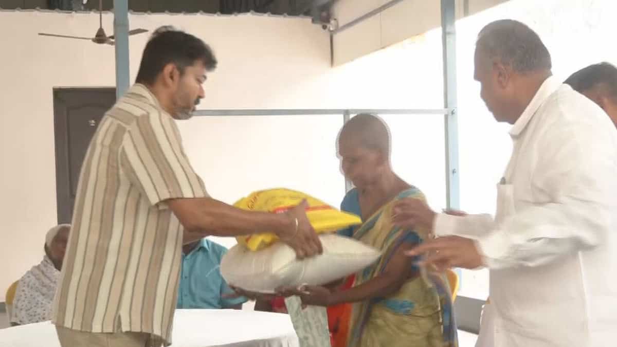 TVK Vijay gives