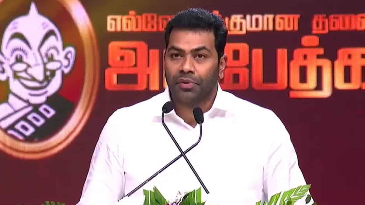 Aadhav Arjuna Suspended for Six months from VCK by Thiruma