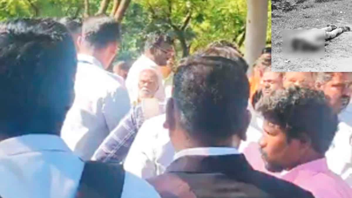Youth killed by a mysterious gang in Nellai Court gate