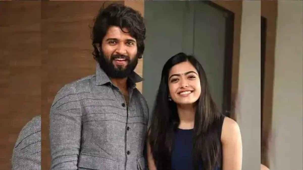Rashmika Vijay Deverakonda airport video viral