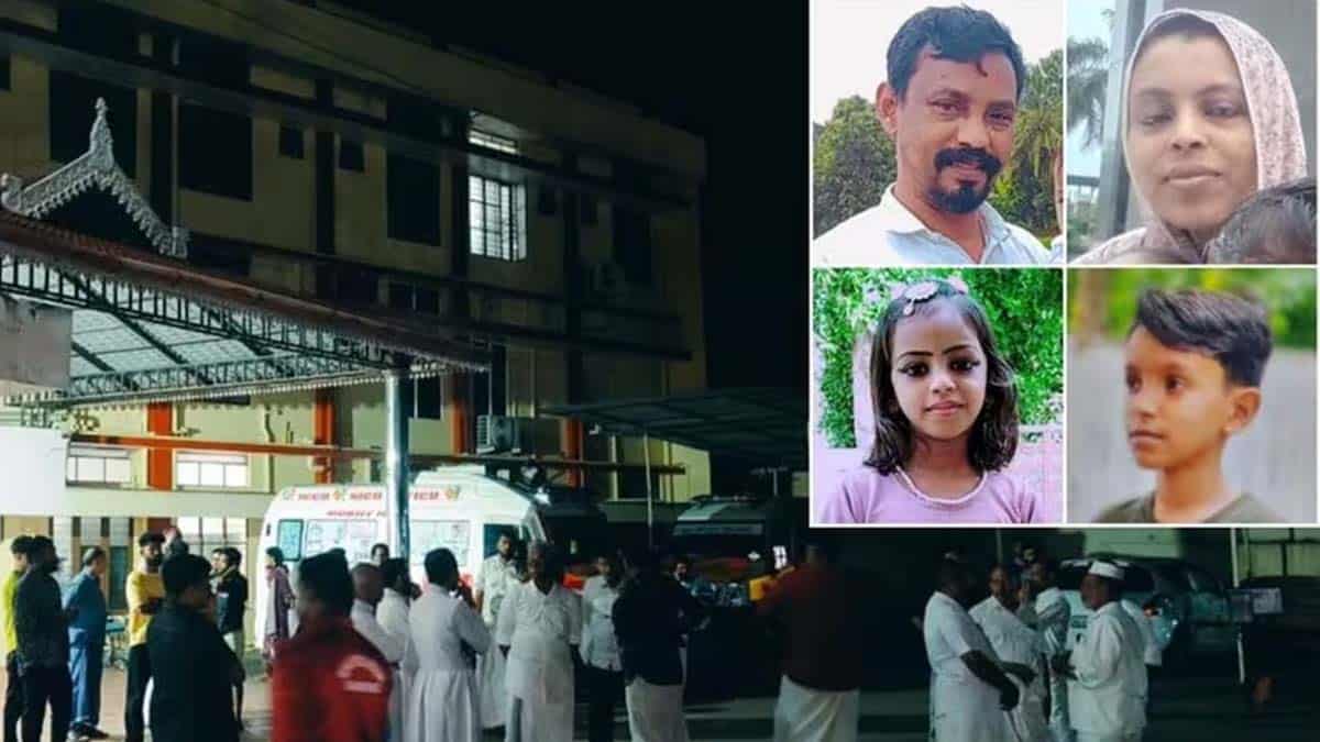 Four members of a family died in Bharatapuzha