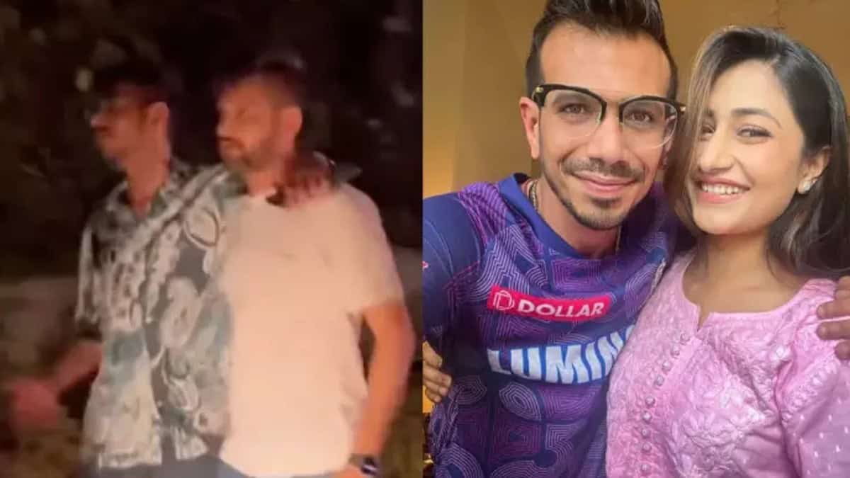 Yuzvendra Chahal viral drink video
