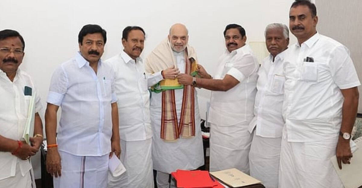Edappadi Palaniswami Amit Shah meeting