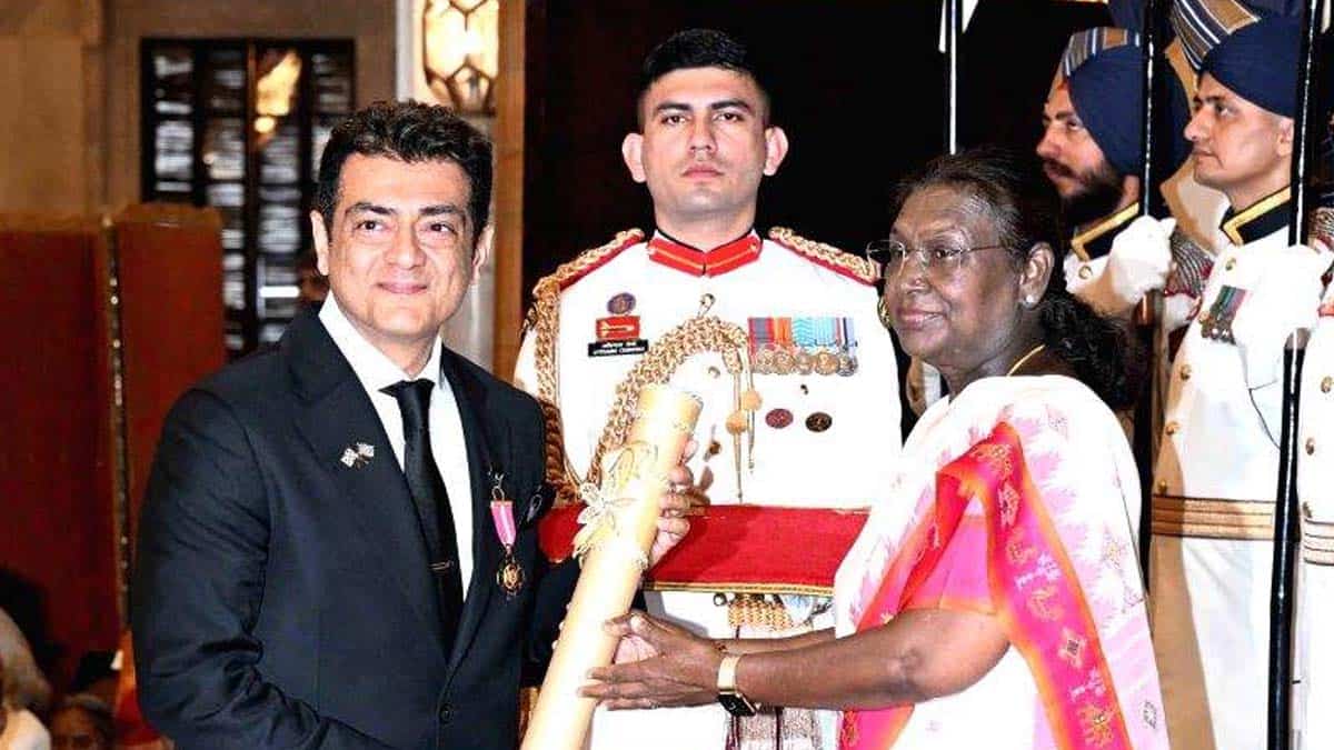 Ajith helps without making a sound… President Draupadi Murmu praises him!