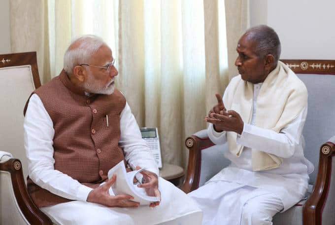 fans are criticizing ilaiyaraaja for praising modi
