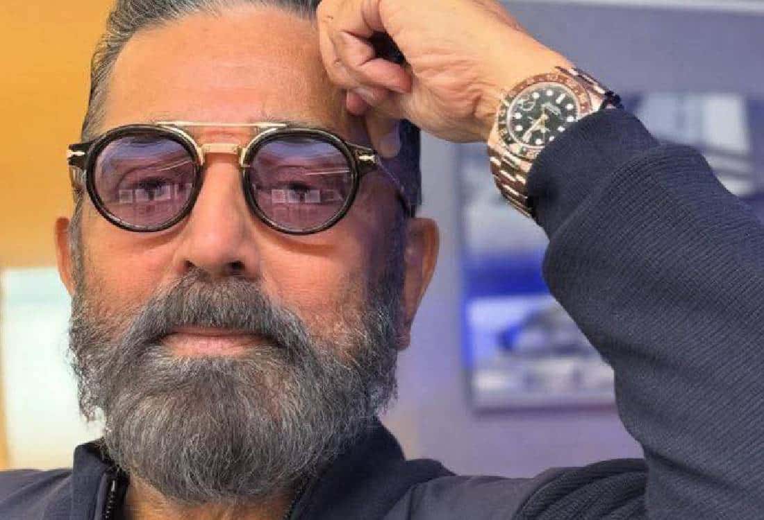 kamal haasan not giving handshake to writer charu niveditha