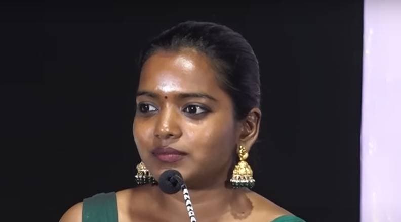 reporter asked controversial question to anchor aishwarya ragupathi