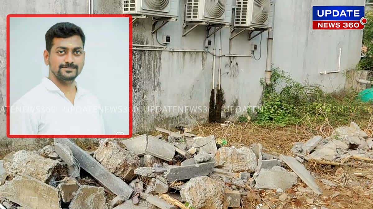 DMK councilor used a bulldozer to demolish the wall of an individual's commercial complex