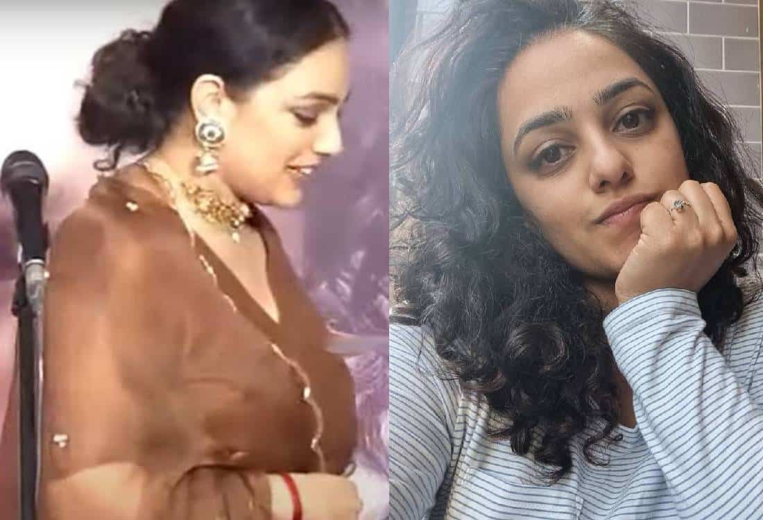 nithya menen answer about the hand shake video controversy
