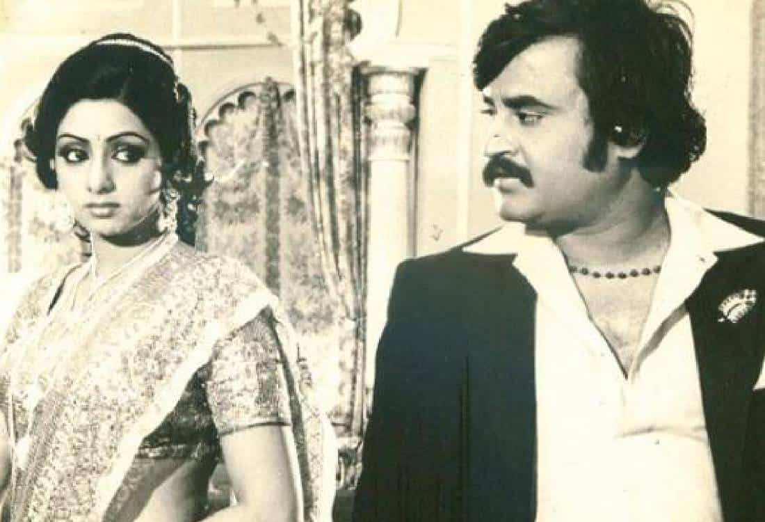 sridevi mother did not accept that sridevi to marry rajinikanth