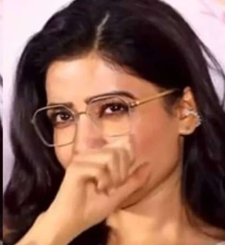 samantha explains about crying in stage