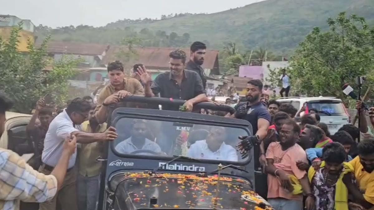 சென்னை புறப்பட்ட விஜய்.. பவுன்சர்களால் கொடைக்கானல் விவசாயிகள் அவதி.!!