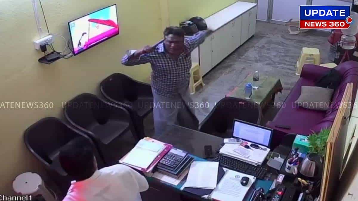 கட்சி அலுவலகத்தை காலி செய்யாத பாஜக பிரமுகருக்கு கொலை மிரட்டல்.. பட்டாகத்தியுடன் வந்த ஓய்வு பெற்ற காவலர்!