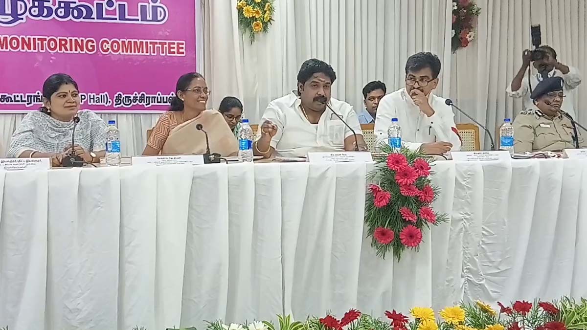 அடுத்தவர் சாப்பாட்டை எடுத்து மற்றவர்களுக்கு கொடுக்காதீர்கள் : அமைச்சர் நேரு மீது திமுக எம்எல்ஏ நேரடி குற்றச்சாட்டு!