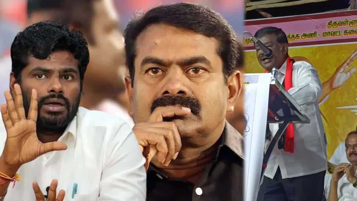 அண்ணாமலை, சீமான் ஓட்டு கேட்டு வந்தால் செ**பை கொண்டு அடிங்க.. சிவாஜி கிருஷ்ணமூர்த்தி மீண்டும் சர்ச்சை!