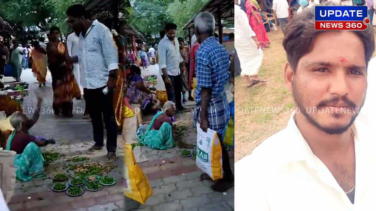 Threatening an old woman who did business at the weekly market.. DMK executive's atrocity