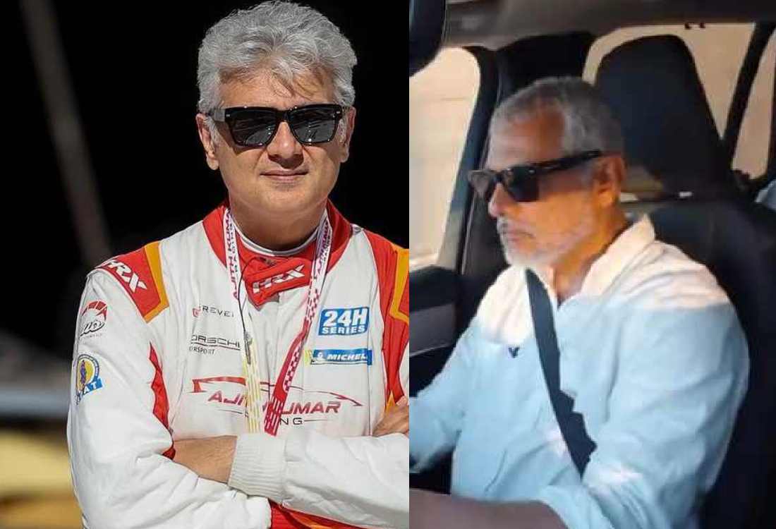 Ajith Kumar travelling in car to misano going viral