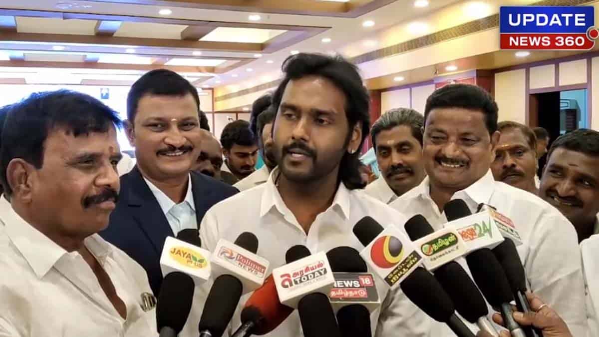 விஜய்யுடன் டிஷ்யூம்? நிருபர்கள் சந்திப்பில் கட் அண்ட் ரைட்டாக பேசிய தேமுதிக விஜய பிரபாகரன்!