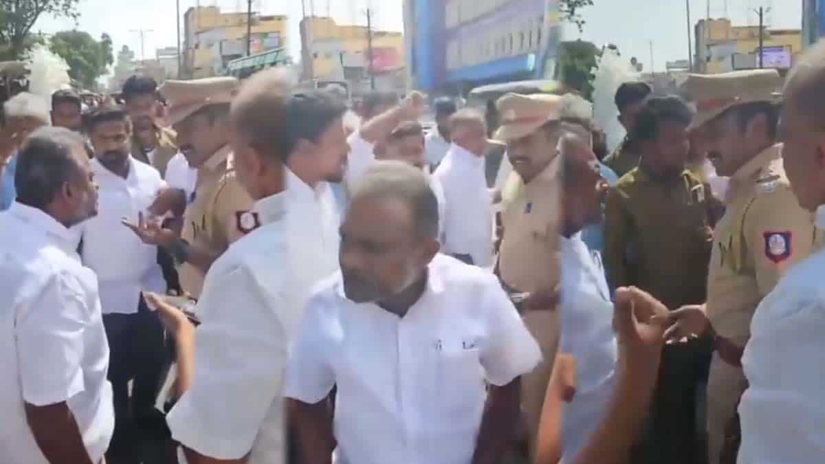 DMK executive threatens police assistant inspector