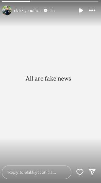 Youtuber Elakkiya admitted in hospital news is fake or real