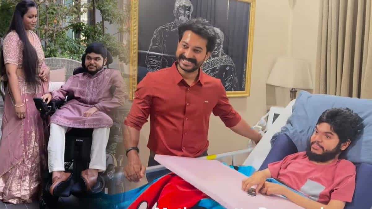 Is this the reason why Dhanush's body is weak... Nepolean Family Happy
