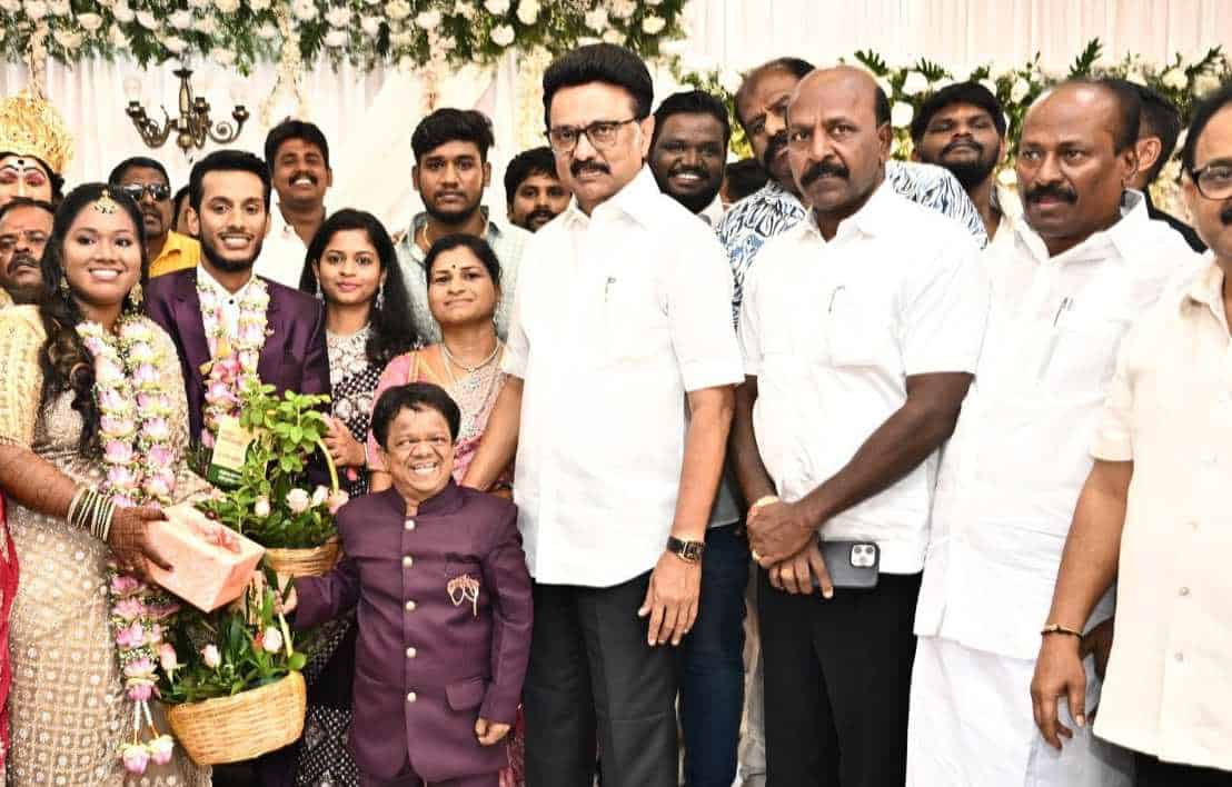 jeyakumar blessing actor king kong daughter in marriage function