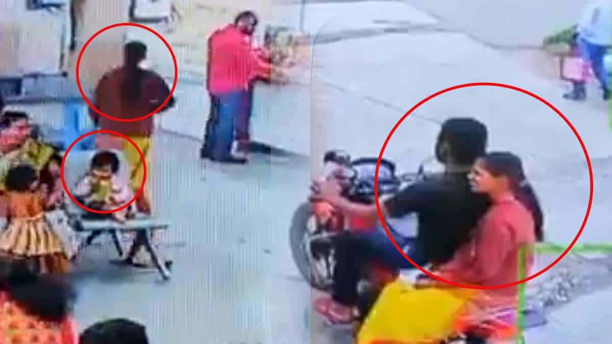 குழந்தையை பேருந்து நிலையத்தில் விட்டுவிட்டு.. இன்ஸ்டா காதலனுடன் பறந்த தாய்… அதிர்ச்சி வீடியோ!