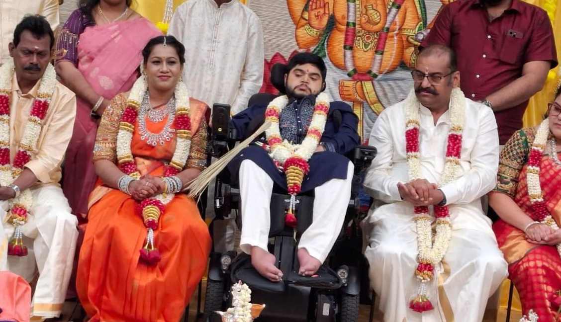Gopi sudhakar meets nepoleon son dhanoosh in america