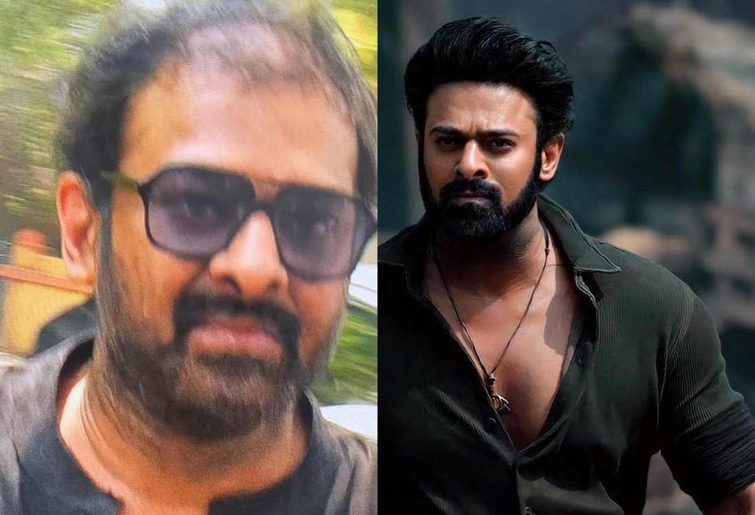 பிரபாஸ் என்ன இப்படி ஆயிட்டாரு? முடி எல்லாம் கொட்டிப்போய் காணப்படும் புதிய தோற்றம்!