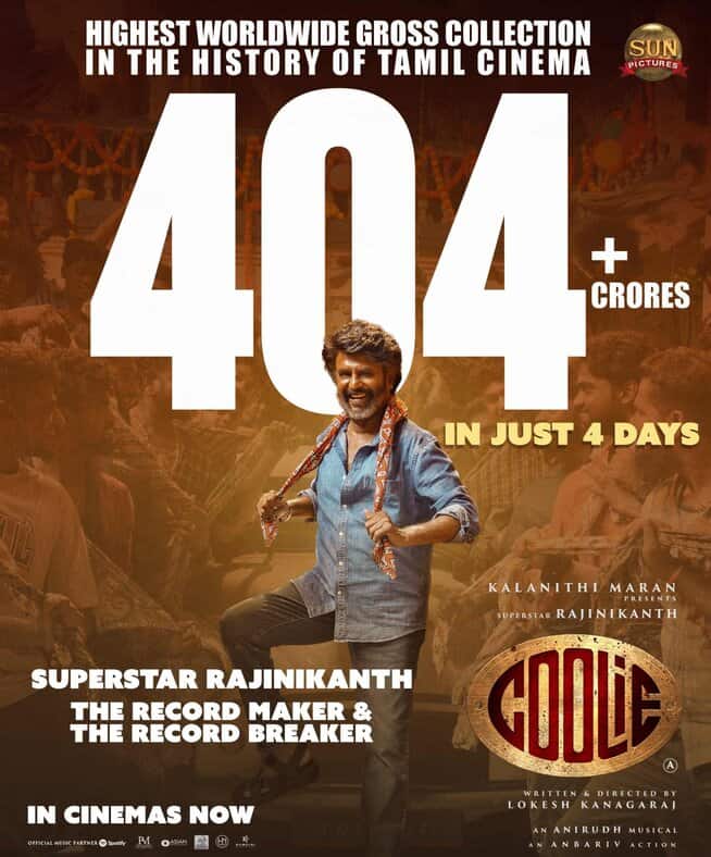 1000 crores collection is not possible for coolie