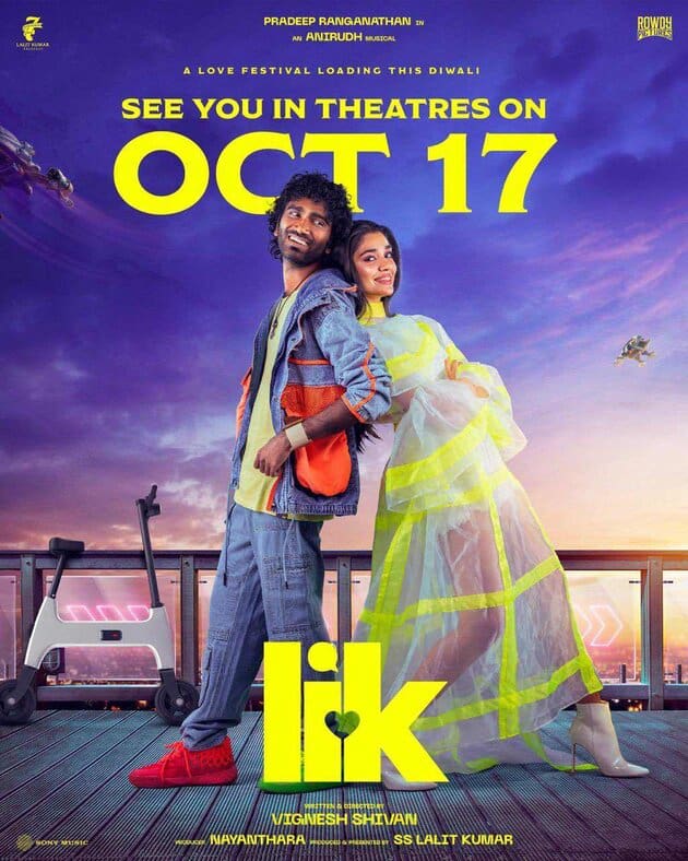 Pradeep ranganathan dude and lik released same day on diwali
