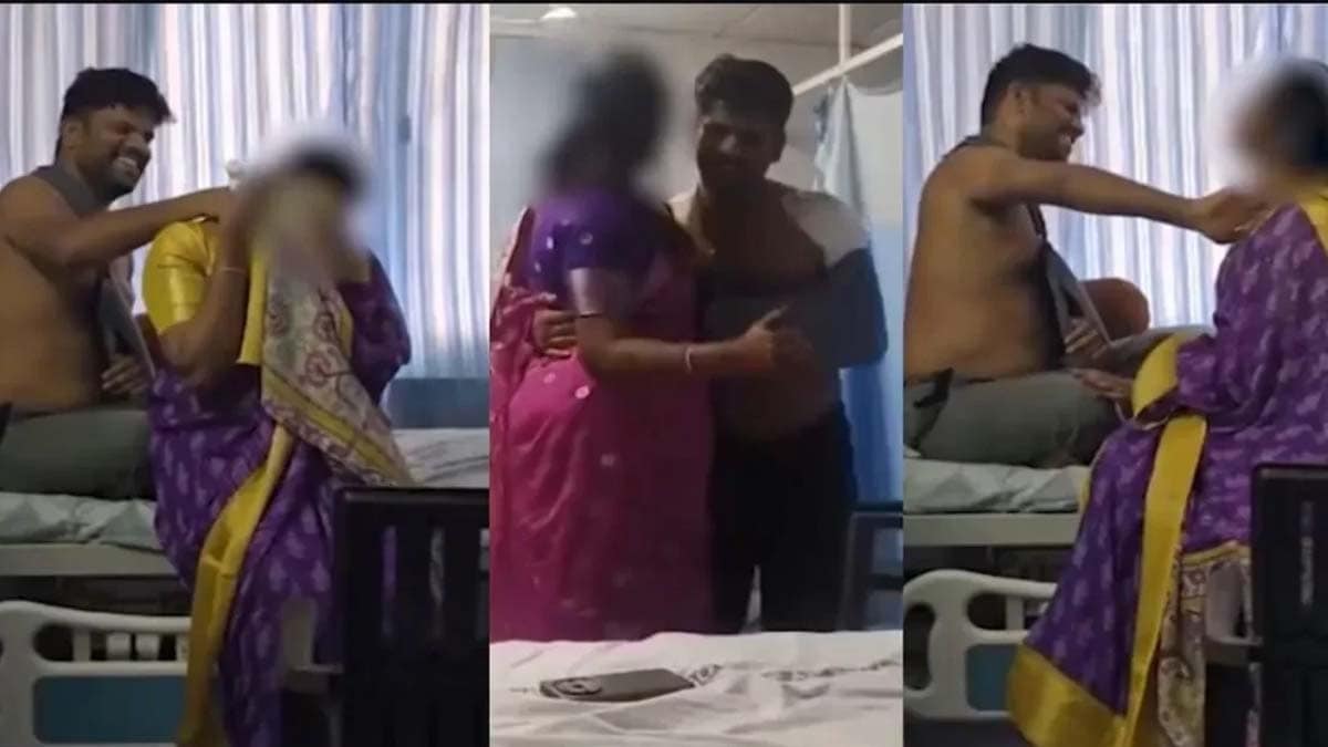 Prisoner having fun with girlfriend in government hospital