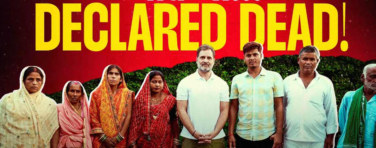Rahul Gandhi had tea with the dead Post thanking the Election Commission