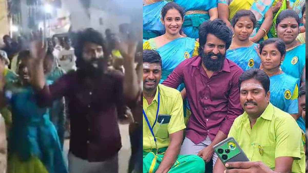 இது எங்க ஊர் திருவிழா- பெண்களின் மத்தியில் கும்மியடித்த சூரி! வைரல் வீடியோ…