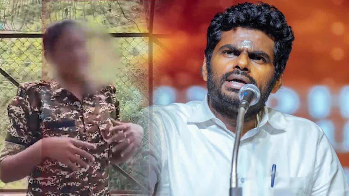 காஷ்மீர் எல்லையில் சீருடையுடன் கதறி அழும் தமிழக பெண் CRPF வீரர்.. அண்ணாமலை வெளியிட்ட அதிர்ச்சி வீடியோ!