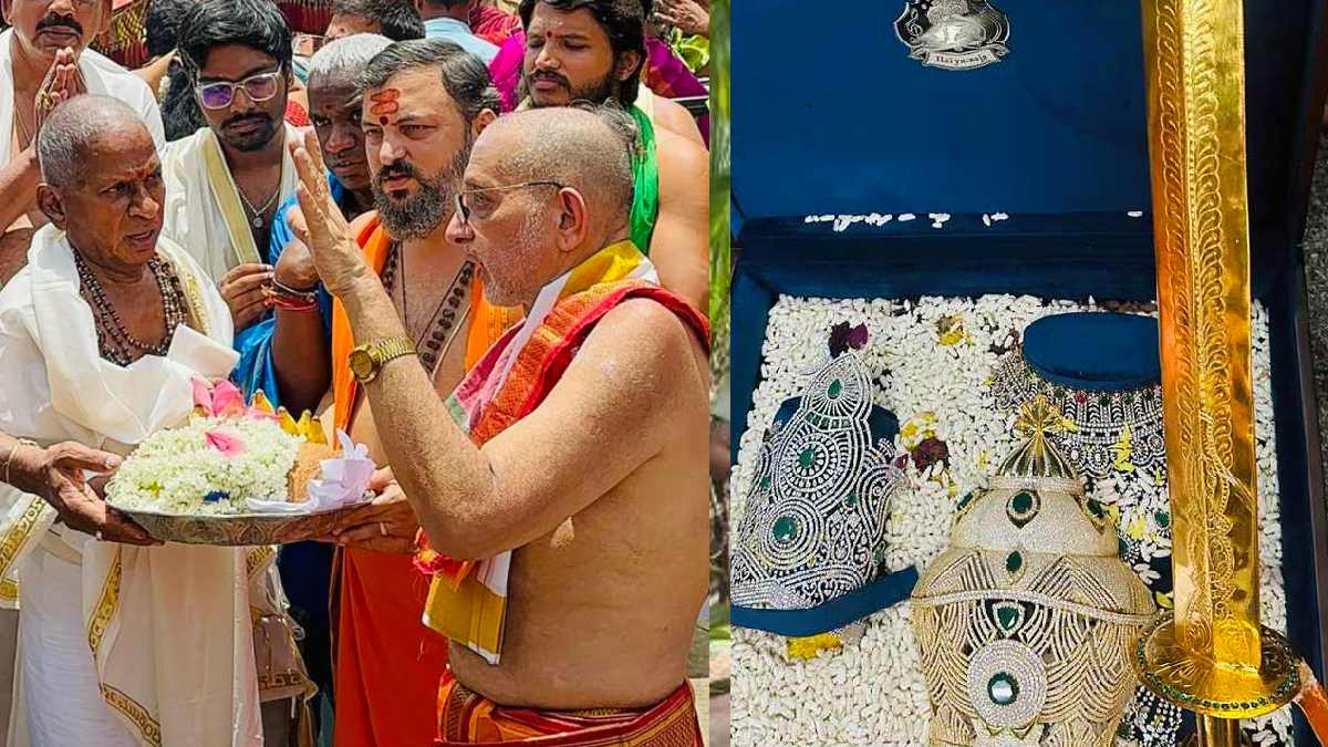 Ilaiyaraaja gave high price tribute to amman temple