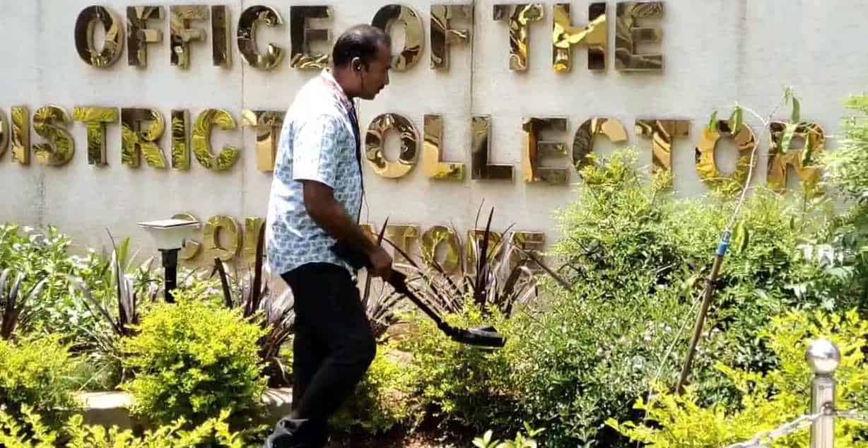 Kovai collector office bomb threat shock the people