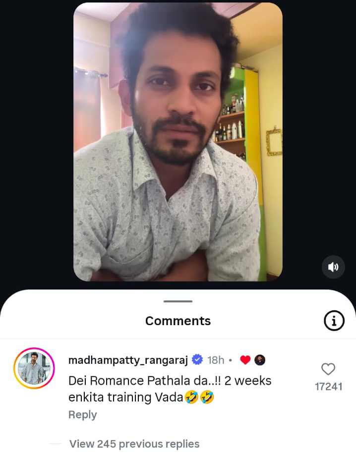 Cwc Kuraishi imitate madhampatty rangaraj video viral on internet